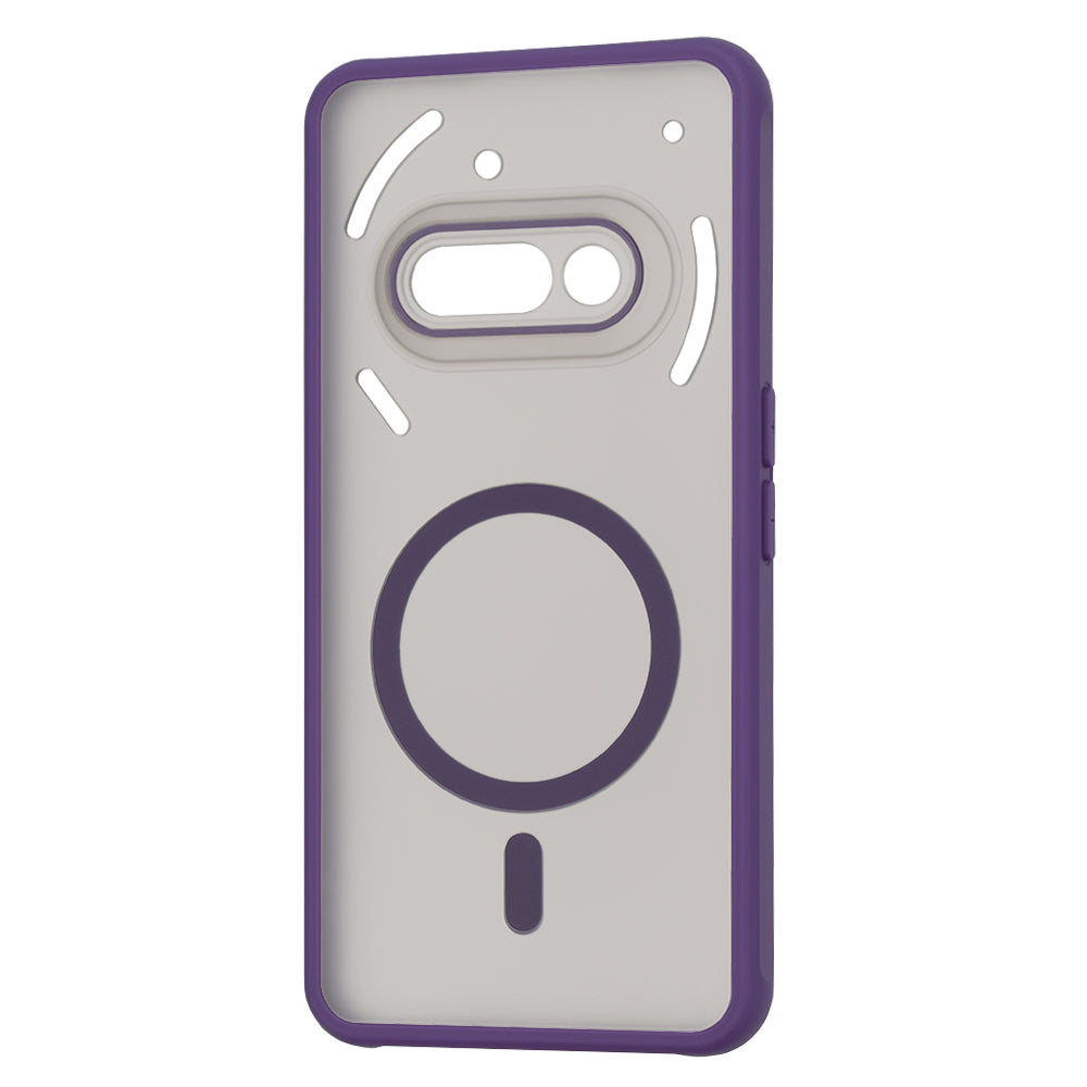 Custodia MagSafe per Nothing Phone (3a), Techsuit, HaloFrost, Viola Scuro