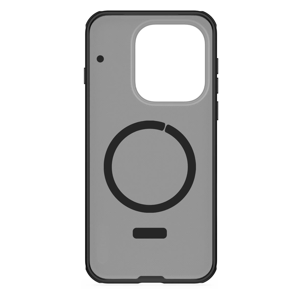 Custodia MagSafe per OnePlus 15, Nillkin, Super Shield Pro, Nera Trasparente Satinata