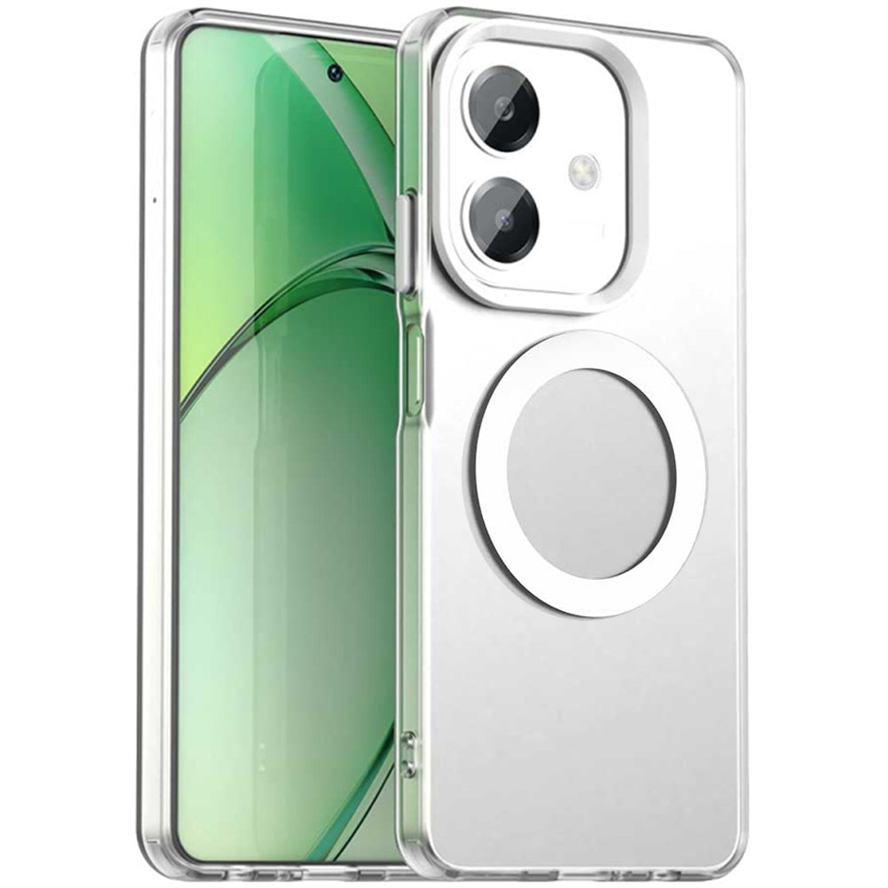 Custodia MagSafe per Oppo A3 4G / A3 5G, Techsuit, CandyCase, Bianca