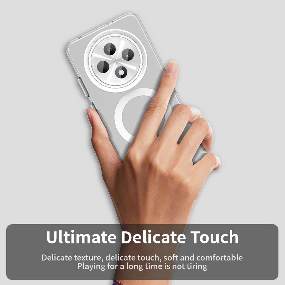 Custodia MagSafe per Oppo A3 4G / A3 5G, Techsuit, CandyCase, Bianca