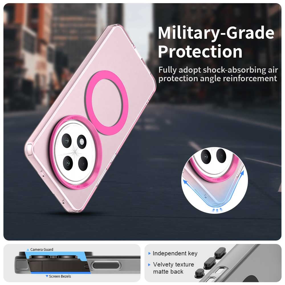 Custodia MagSafe per Oppo A3 4G / A3 5G, Techsuit, CandyCase, Rosa