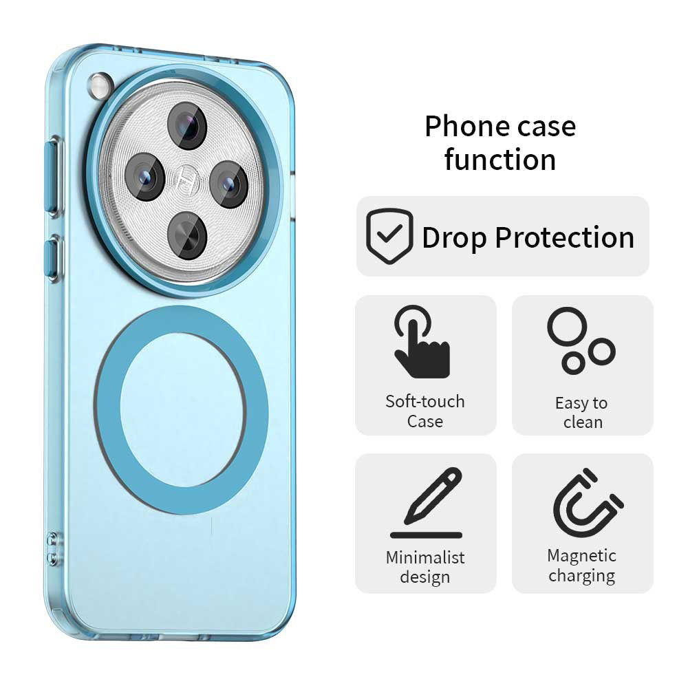 Custodia MagSafe per Oppo Find X8 Pro, Techsuit, CandyCase, Blu