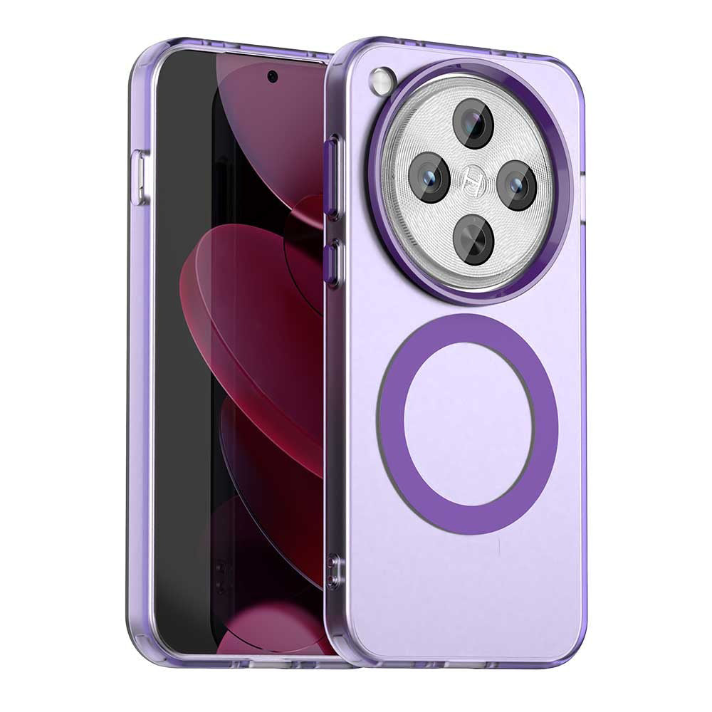 Custodia MagSafe per Oppo Find X8 Pro, Techsuit, CandyCase, Viola