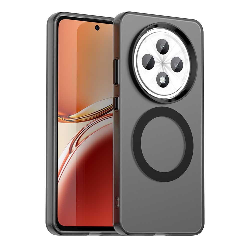 Custodia MagSafe per Oppo Reno12 FS 5G / Reno12 FS 4G / Reno12 F 4G, Techsuit, CandyCase, Nera