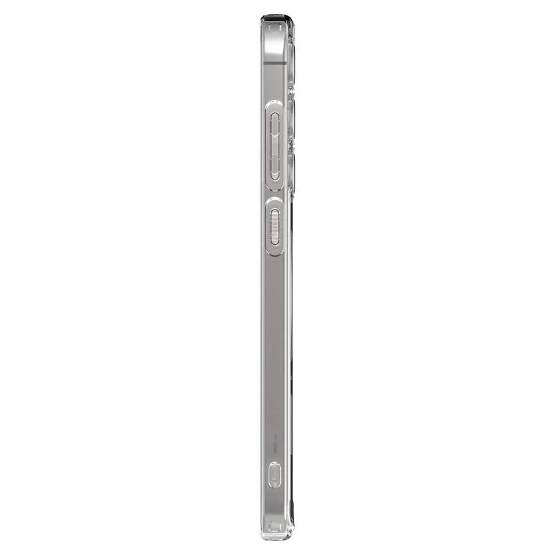 Custodia MagSafe per Samsung Galaxy S24 FE S721, Spigen, anello in metallo ultra ibrido, trasparente
