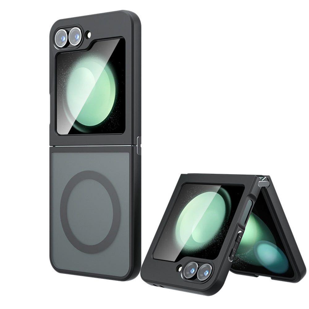 Custodia MagSafe per Samsung Galaxy Z Flip6 F741, Techsuit, PureFrost, Nera