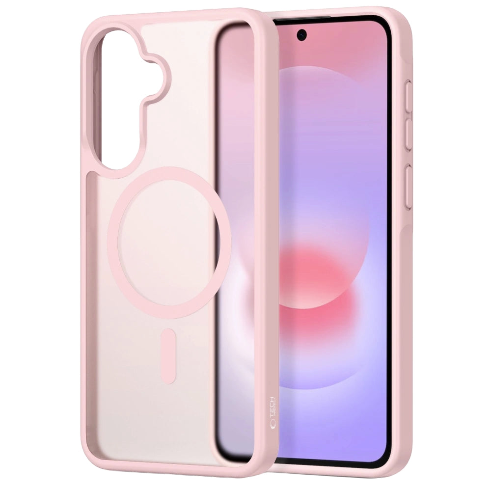 Custodia MagSafe per Samsung Galaxy A37 5G / A56 A566 / A36 A366, Tech-Protect, Magmat, Rosa Opaco
