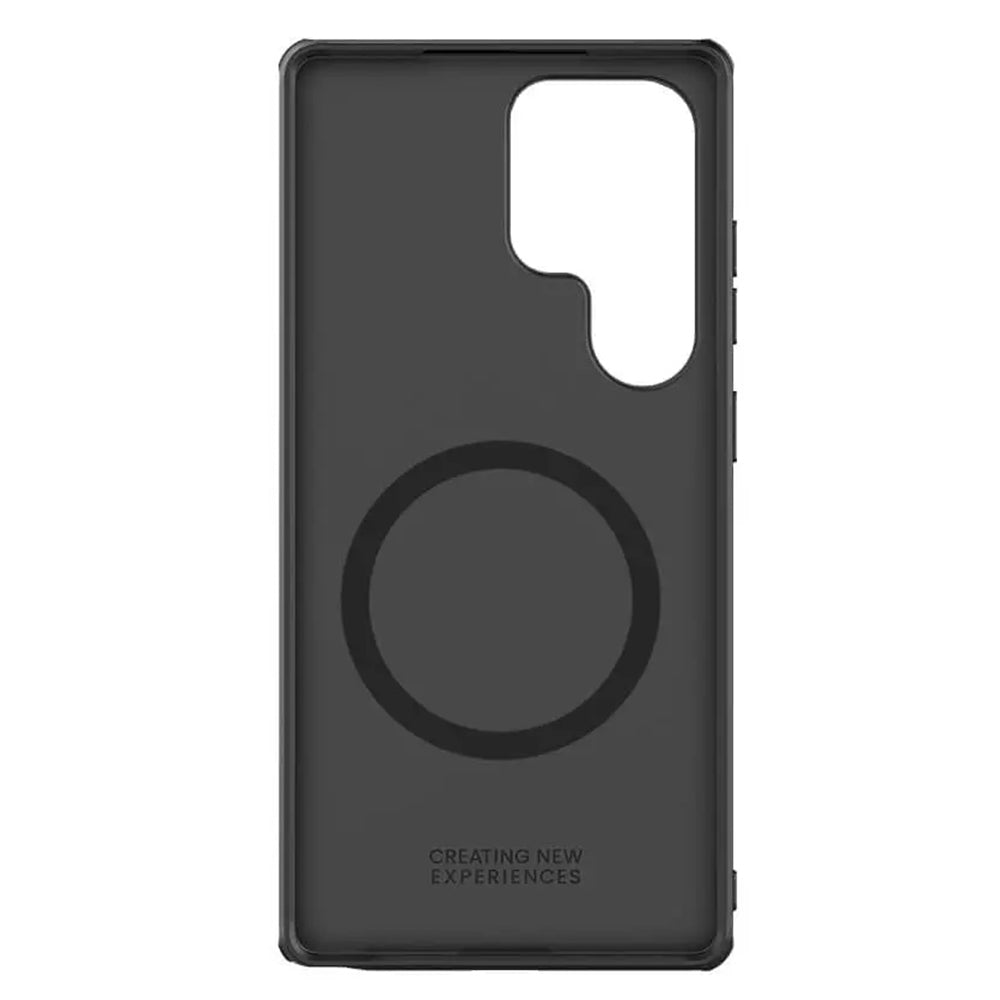 Custodia MagSafe per Samsung Galaxy S25 Ultra S938, Nillkin, Super Frosted Shield Pro, Nera