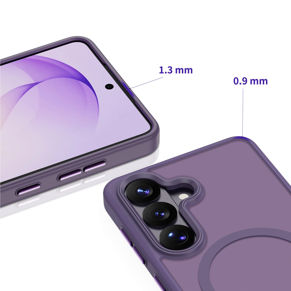 Custodia MagSafe per Samsung Galaxy S26 S942, Tech-Protect, Magmat, Viola Opaco
