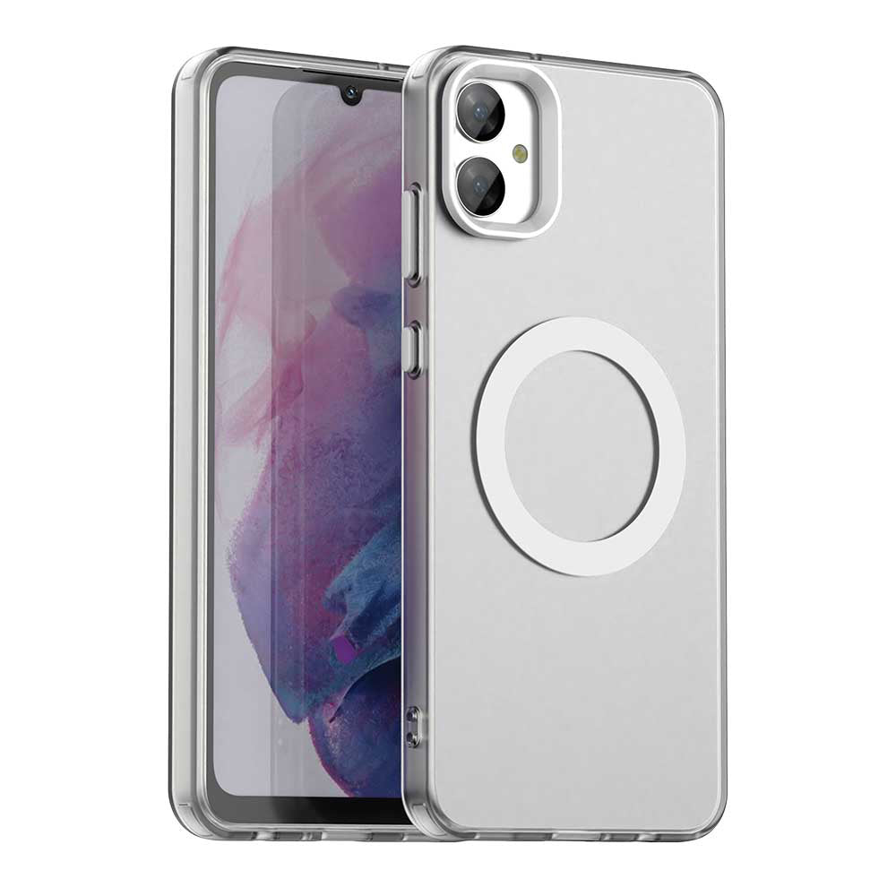 Custodia MagSafe per Samsung Galaxy A05 A055, Techsuit, CandyCase, Bianca