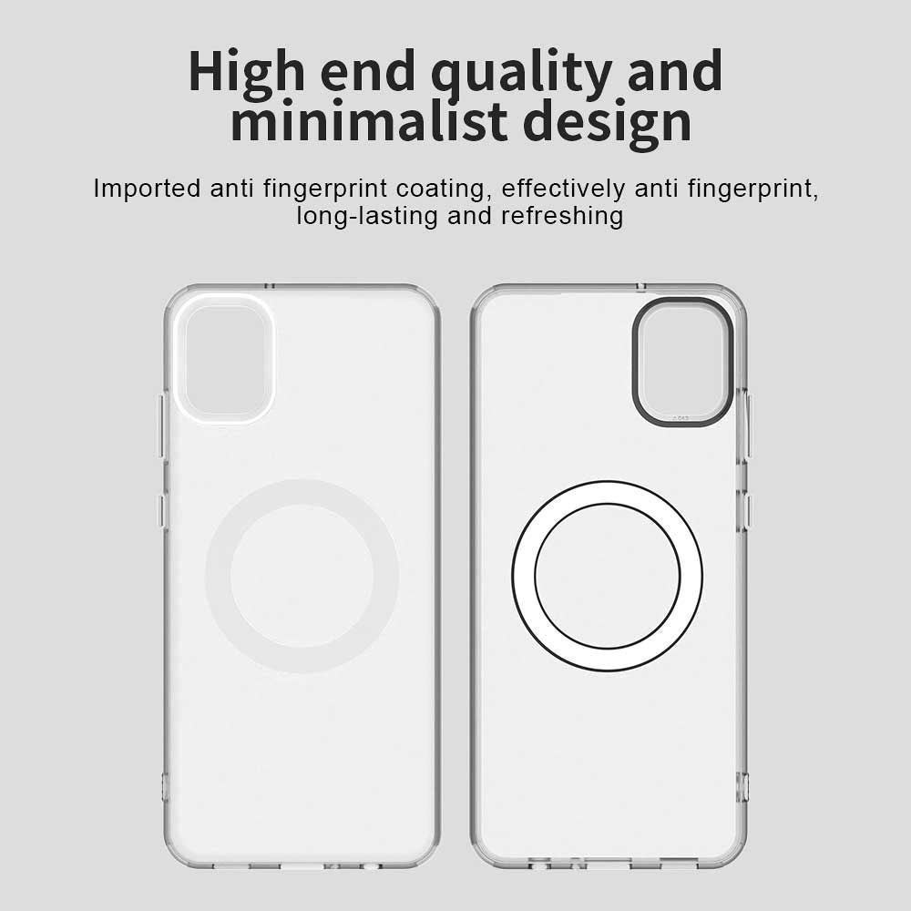 Custodia MagSafe per Samsung Galaxy A05 A055, Techsuit, CandyCase, Bianca