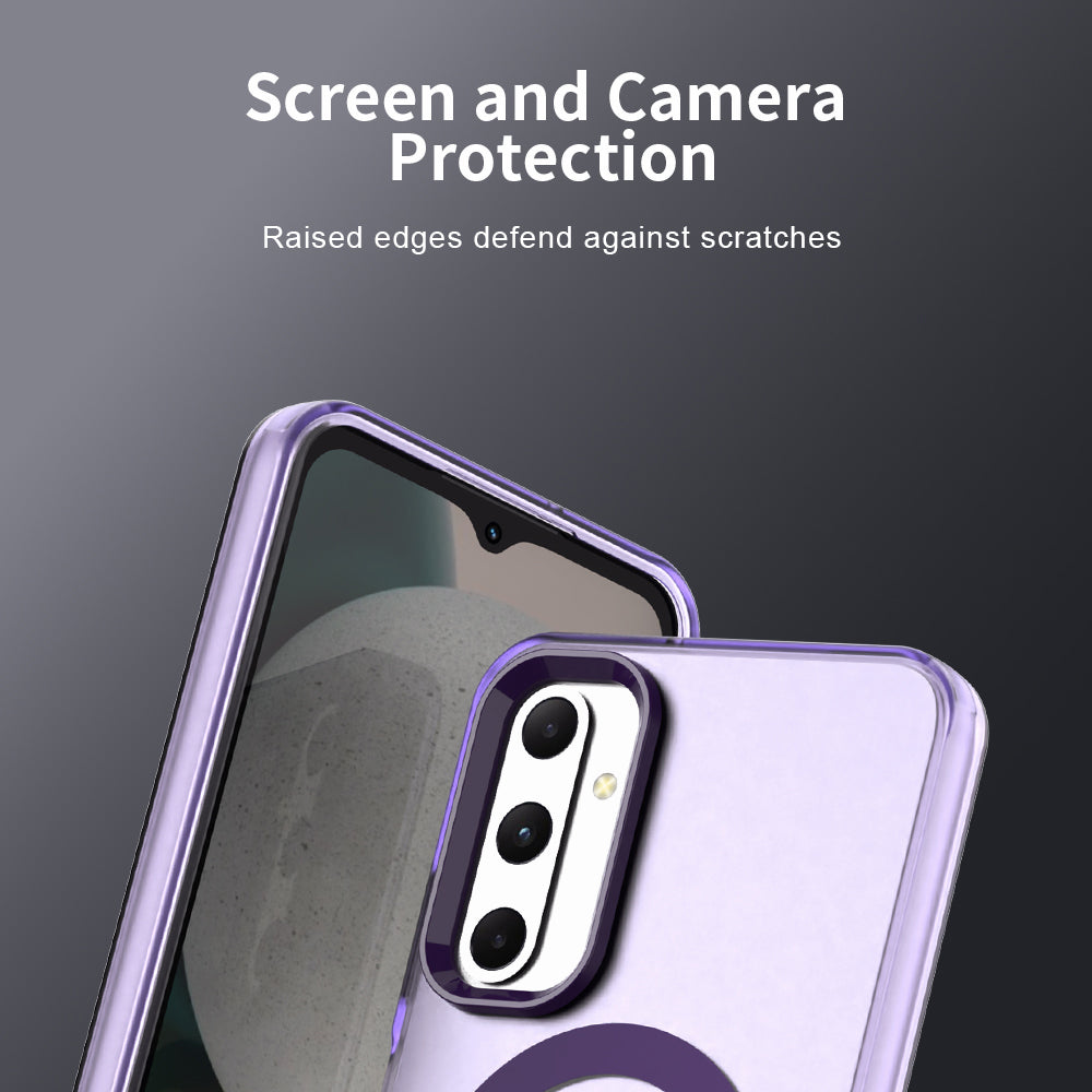 Custodia MagSafe per Samsung Galaxy A05s A057, Techsuit, CandyCase, Viola