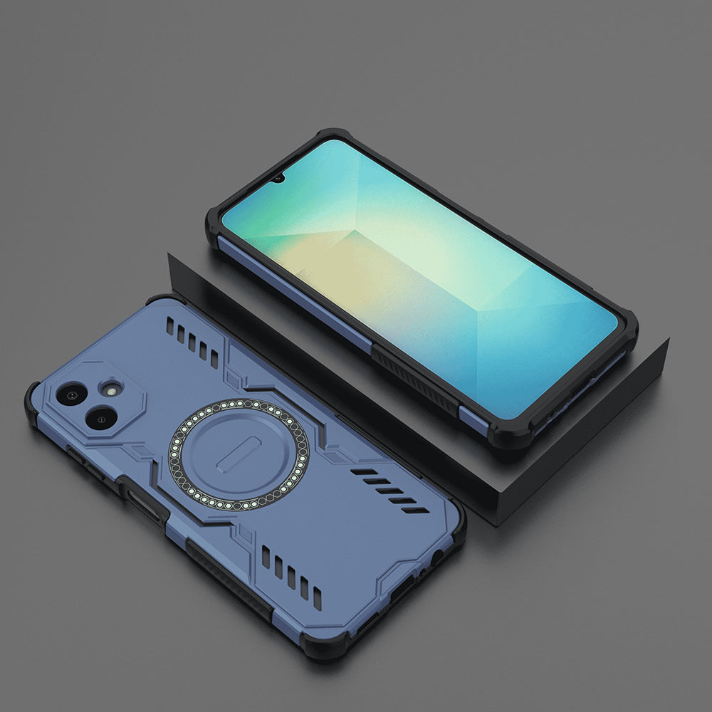 Custodia MagSafe per Samsung Galaxy A06 A065, Techsuit, ArmorMag, Blu