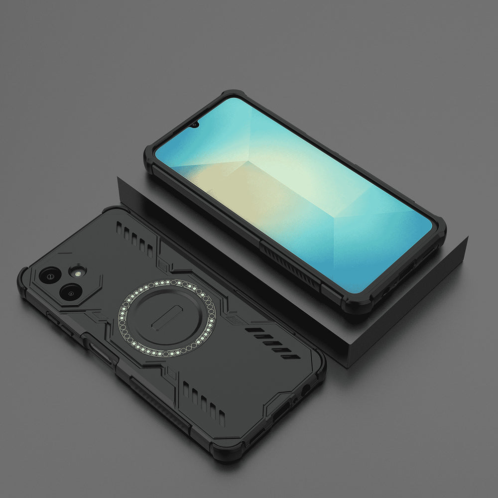 Custodia MagSafe per Samsung Galaxy A06 A065, Techsuit, ArmorMag, Nera
