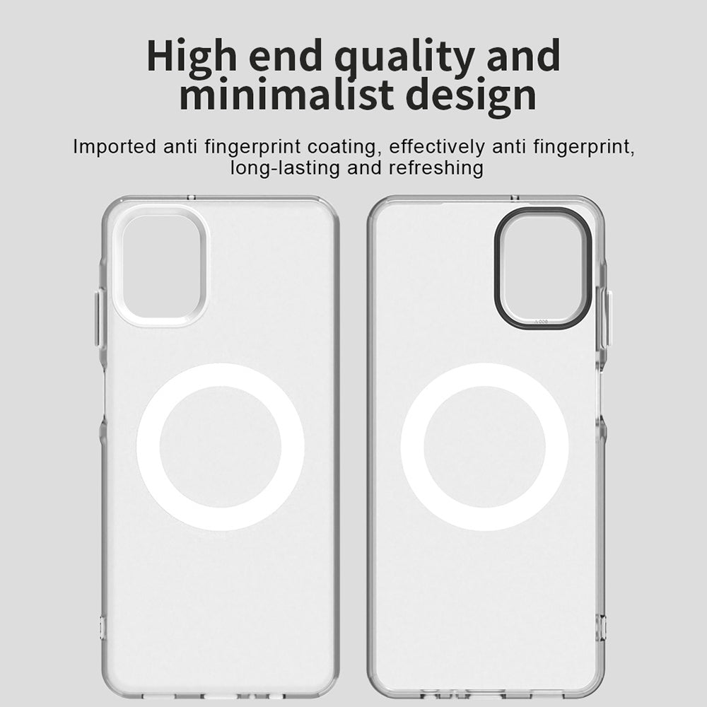Custodia MagSafe per Samsung Galaxy A06 A065, Techsuit, CandyCase, Bianca