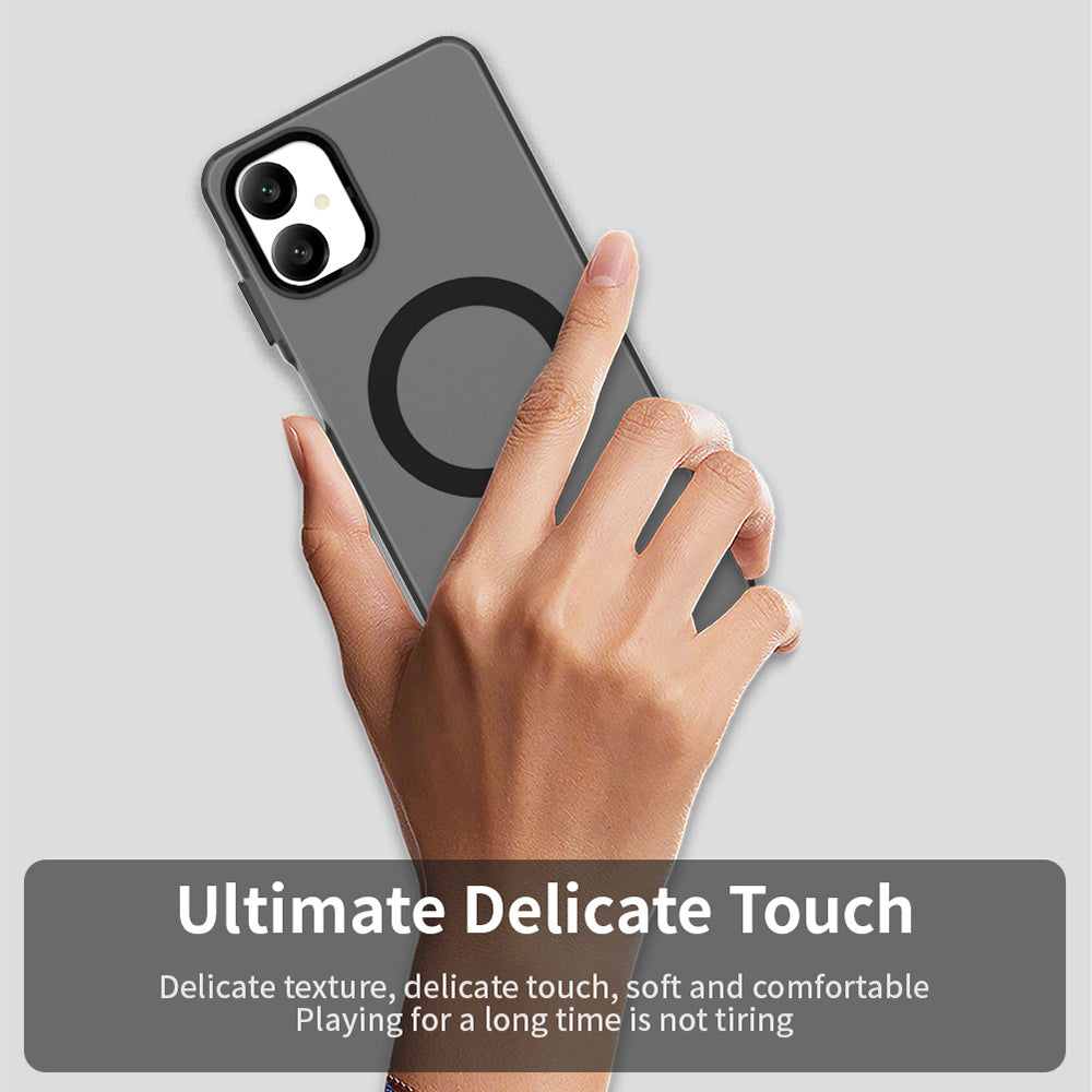 Custodia MagSafe per Samsung Galaxy A06 A065, Techsuit, CandyCase, Nera