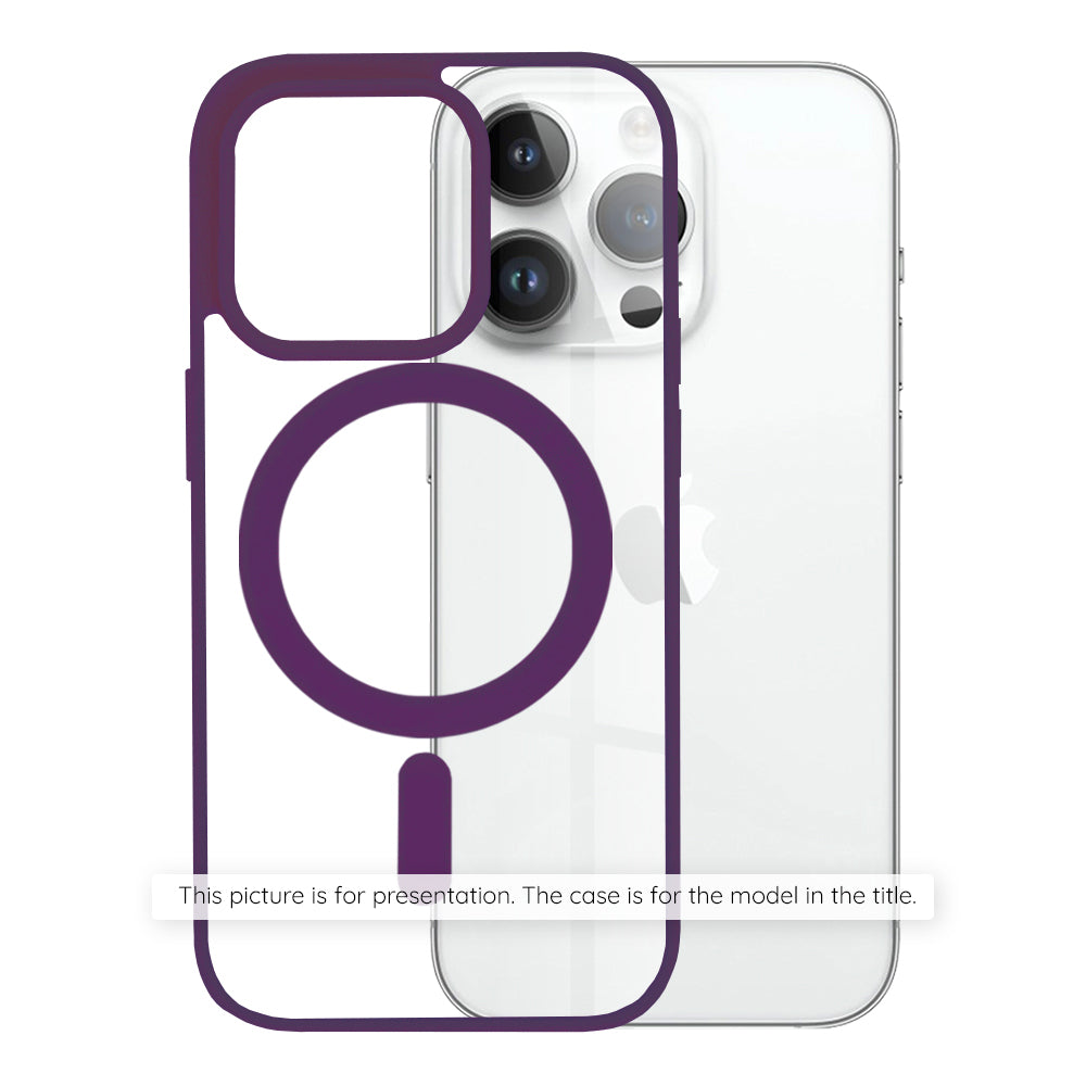 Custodia MagSafe per Samsung Galaxy A07 4G A075, Techsuit, Pro, Viola