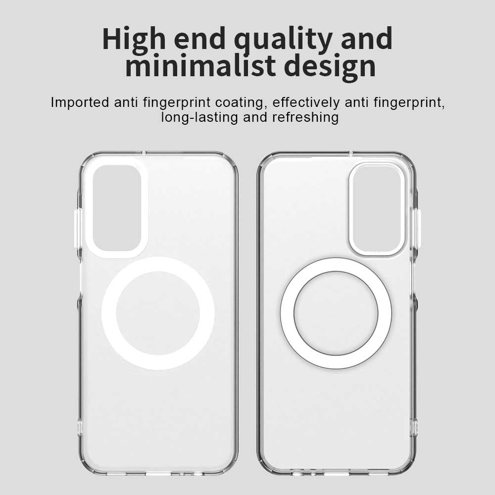 Custodia MagSafe per Samsung Galaxy A15 5G A156 / A15 A155, Techsuit, CandyCase, Bianca