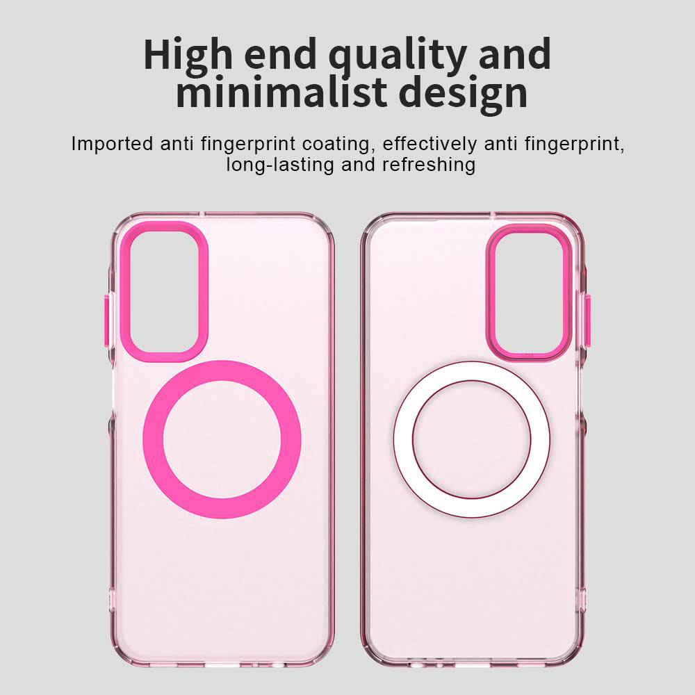Custodia MagSafe per Samsung Galaxy A15 5G A156 / A15 A155, Techsuit, CandyCase, Rosa