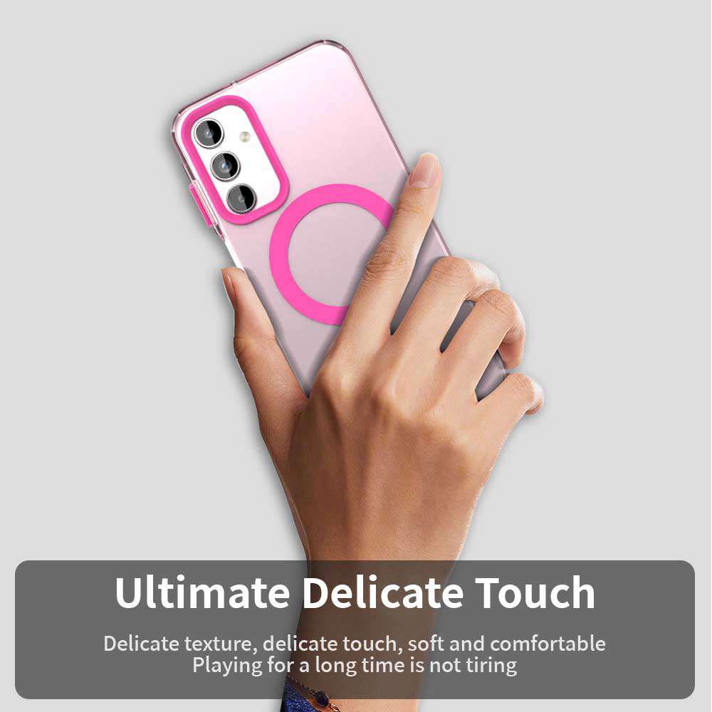 Custodia MagSafe per Samsung Galaxy A15 5G A156 / A15 A155, Techsuit, CandyCase, Rosa