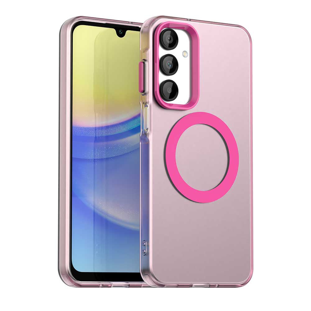 Custodia MagSafe per Samsung Galaxy A16 5G A166 / A16 4G A165, Techsuit, CandyCase, Rosa