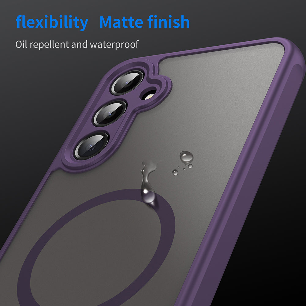 Custodia MagSafe per Samsung Galaxy A16 5G A166 / A16 4G A165, Techsuit, HaloFrost II, Viola
