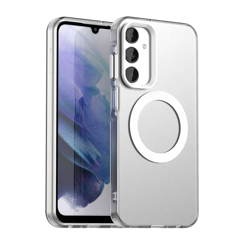 Custodia MagSafe per Samsung Galaxy A25 A256, Techsuit, CandyCase, Bianca