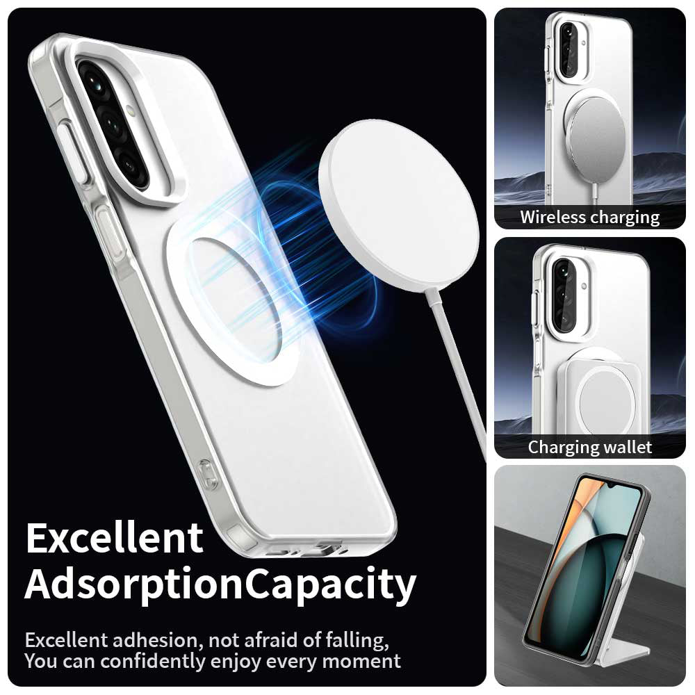 Custodia MagSafe per Samsung Galaxy A26 A266, Techsuit, CandyCase, Bianca