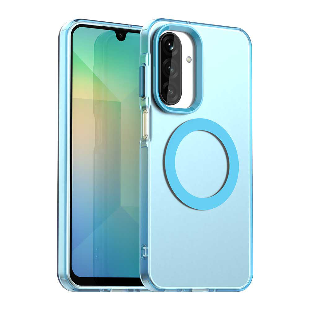 Custodia MagSafe per Samsung Galaxy A26 A266, Techsuit, CandyCase, Blu