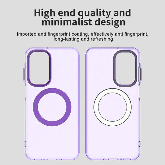 Custodia MagSafe per Samsung Galaxy A27 5G, Techsuit, CandyCase, Viola