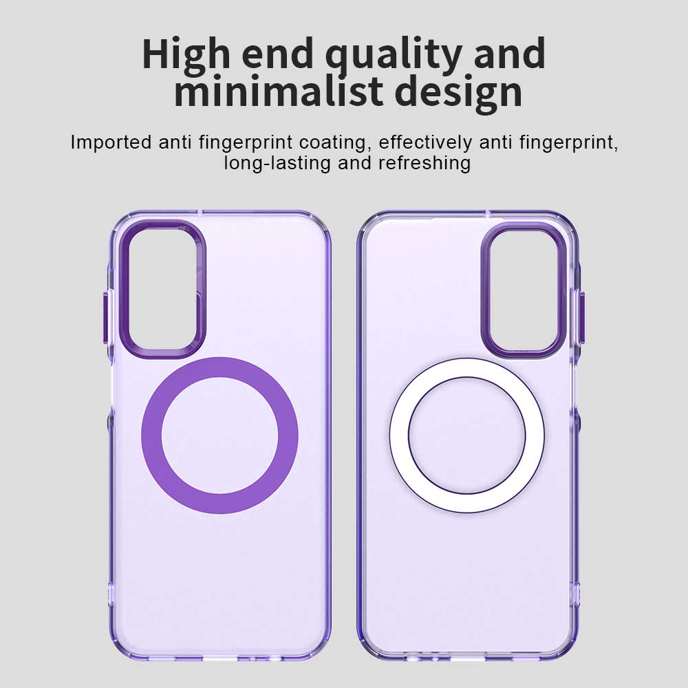Custodia MagSafe per Samsung Galaxy A35 5G A356, Techsuit, CandyCase, Viola