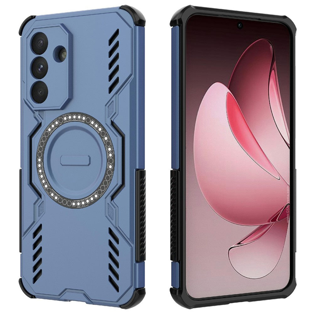 Custodia MagSafe per Samsung Galaxy A36 A366, Techsuit, ArmorMag, Blu
