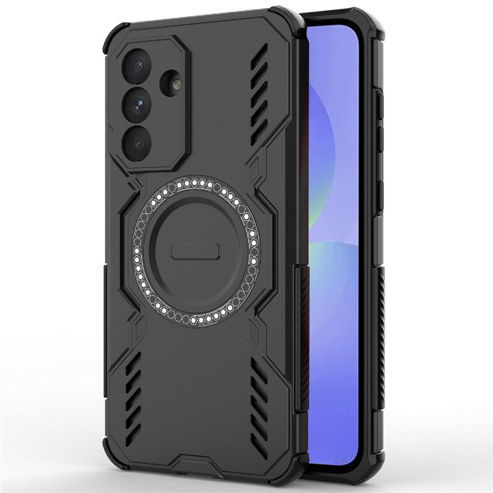 Custodia MagSafe per Samsung Galaxy A36 A366, Techsuit, ArmorMag, Nera