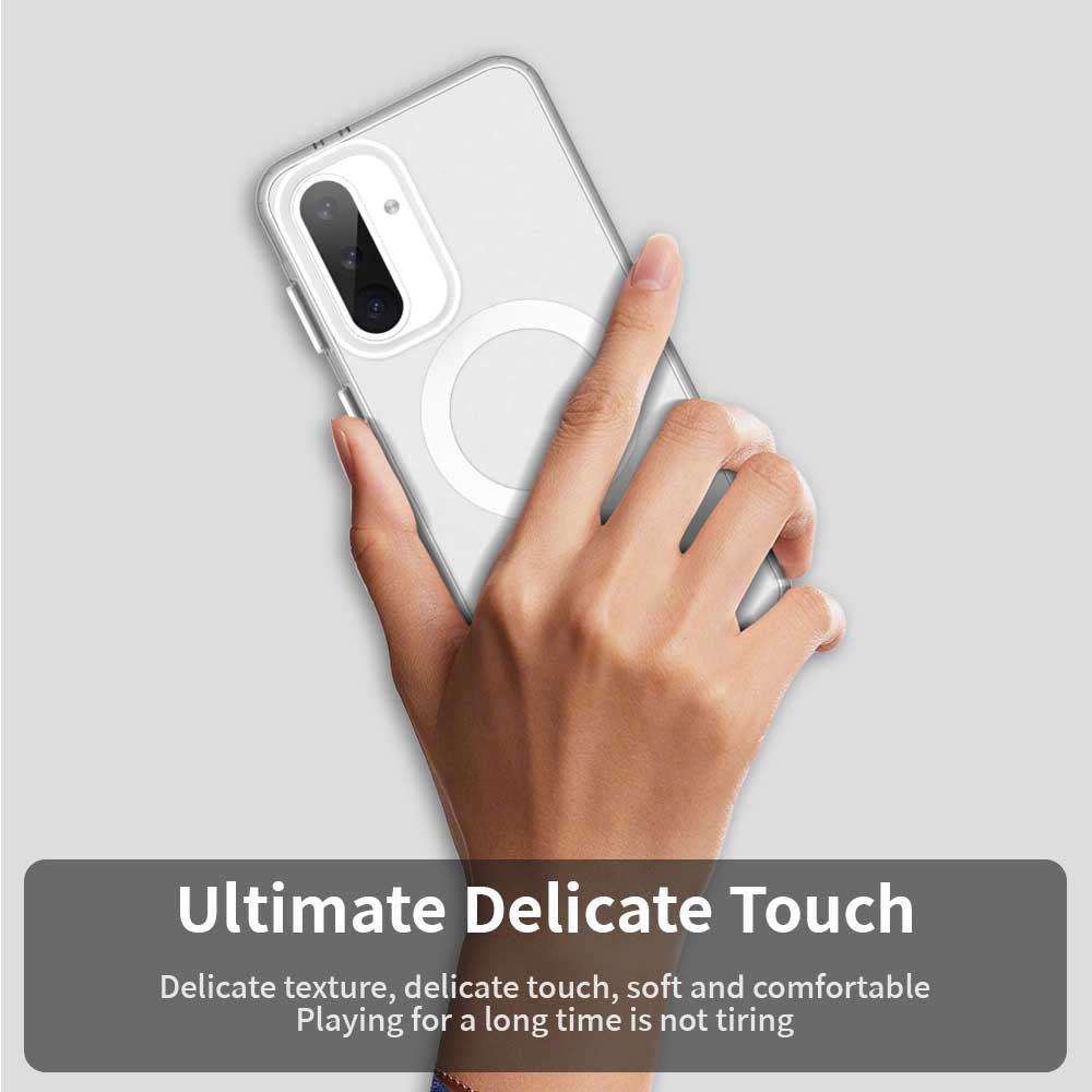 Custodia MagSafe per Samsung Galaxy A36 A366, Techsuit, CandyCase, Bianca