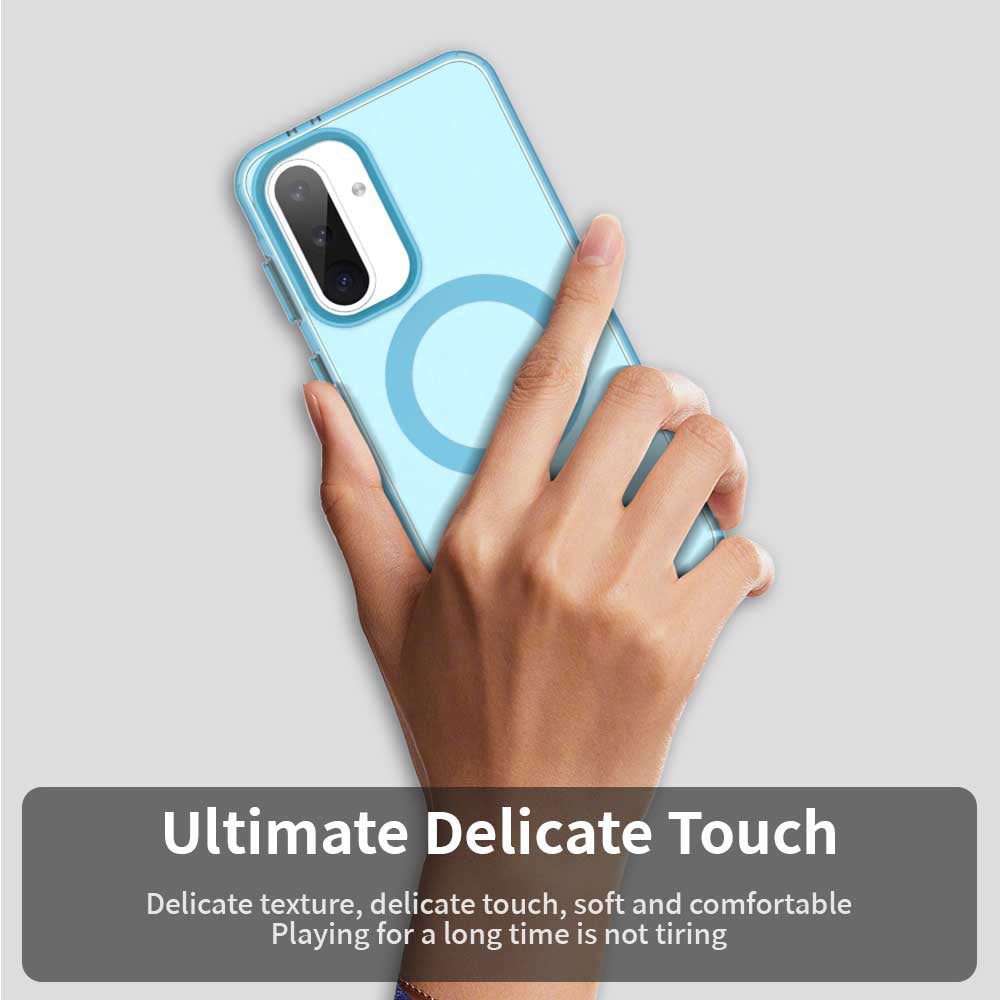 Custodia MagSafe per Samsung Galaxy A36 A366, Techsuit, CandyCase, Blu