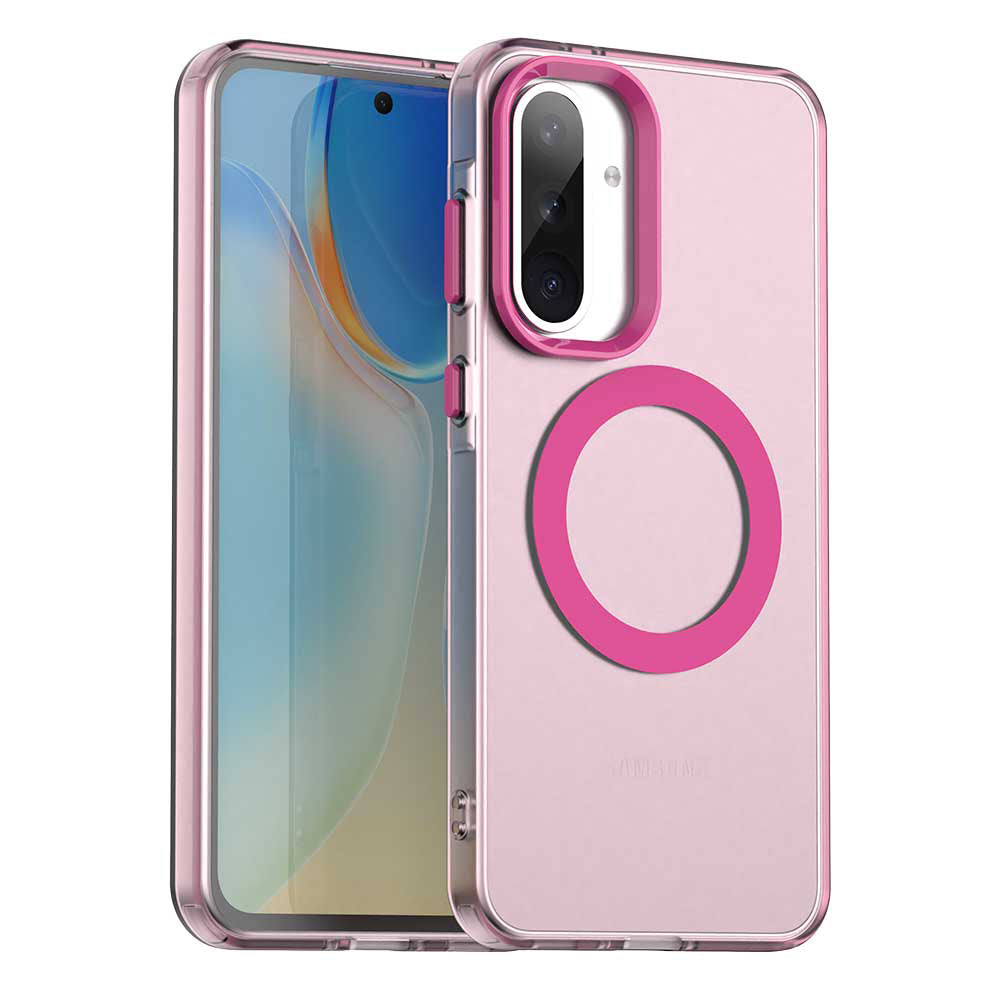 Custodia MagSafe per Samsung Galaxy A36 A366, Techsuit, CandyCase, Rosa