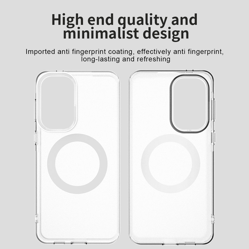 Custodia MagSafe per Samsung Galaxy A37 5G, Techsuit, CandyCase, Bianca