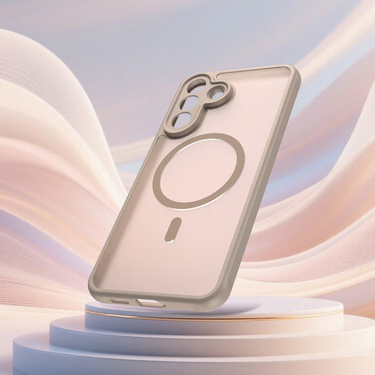 Custodia MagSafe per Samsung Galaxy A57 5G, Techsuit, HaloFrost II, Dorata