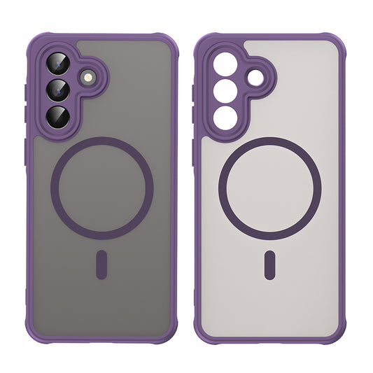 Custodia MagSafe per Samsung Galaxy A57 5G, Techsuit, HaloFrost II, Viola