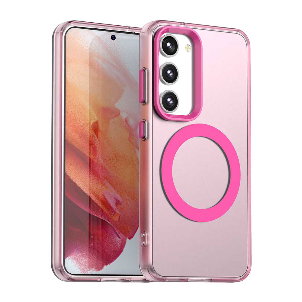 Custodia MagSafe per Samsung Galaxy S23+ S916, Techsuit, CandyCase, Rosa