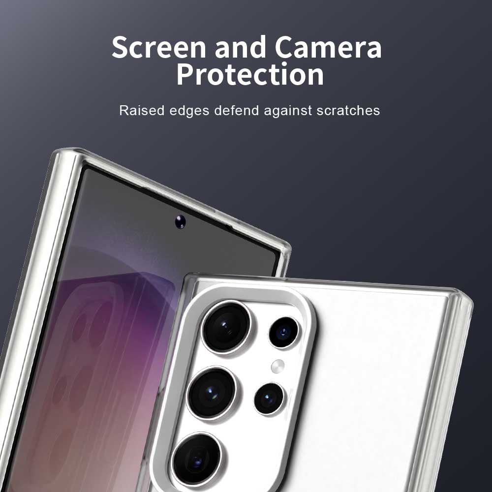 Custodia MagSafe per Samsung Galaxy S23 Ultra S918, Techsuit, CandyCase, Bianca