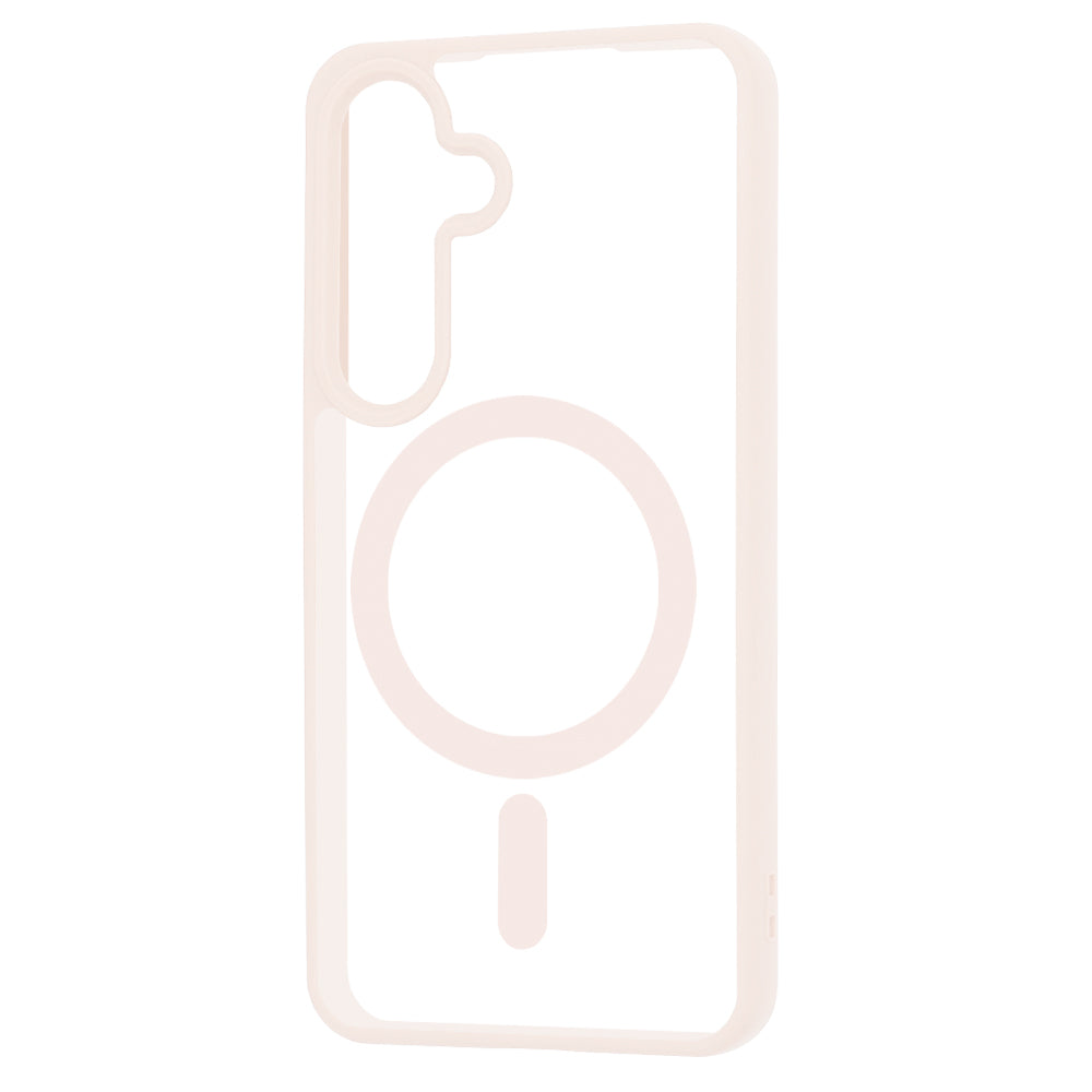 Custodia MagSafe per Samsung Galaxy S24 S921, Techsuit, Pro, Rosa