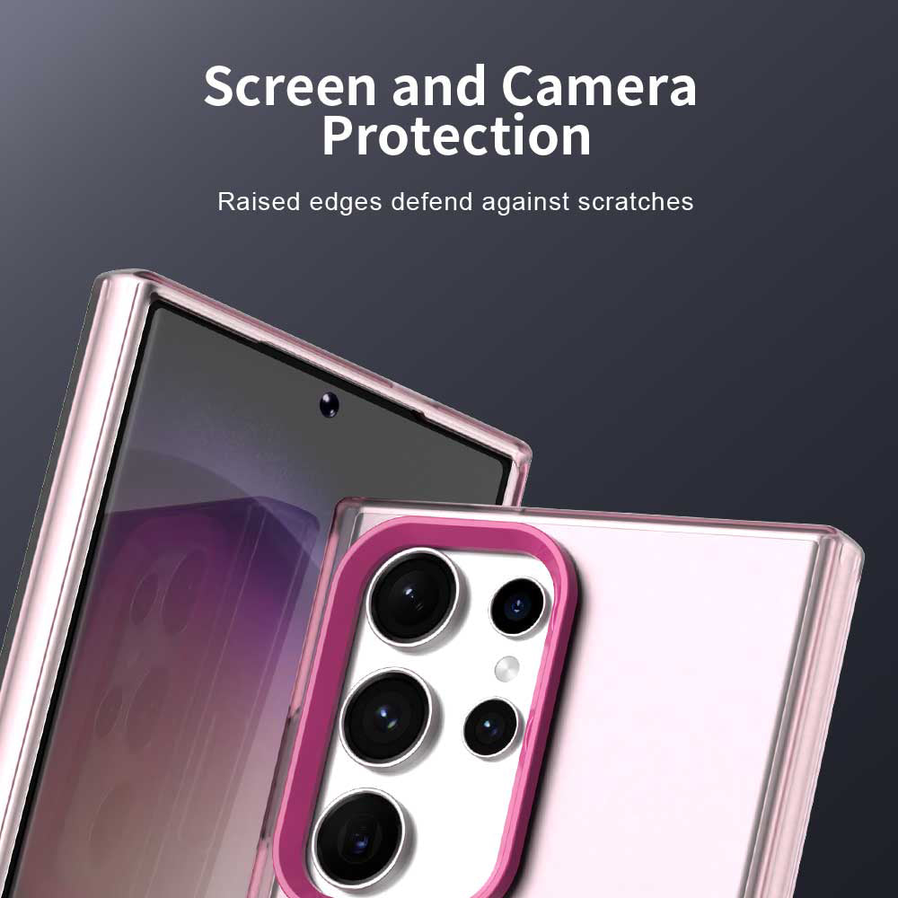 Custodia MagSafe per Samsung Galaxy S24 Ultra S928, Techsuit, CandyCase, Rosa