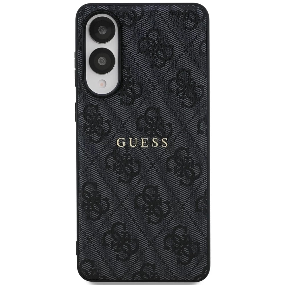 Custodia MagSafe per Samsung Galaxy S25 Edge S937, Guess, 4G Ring Classic Logo, Nera