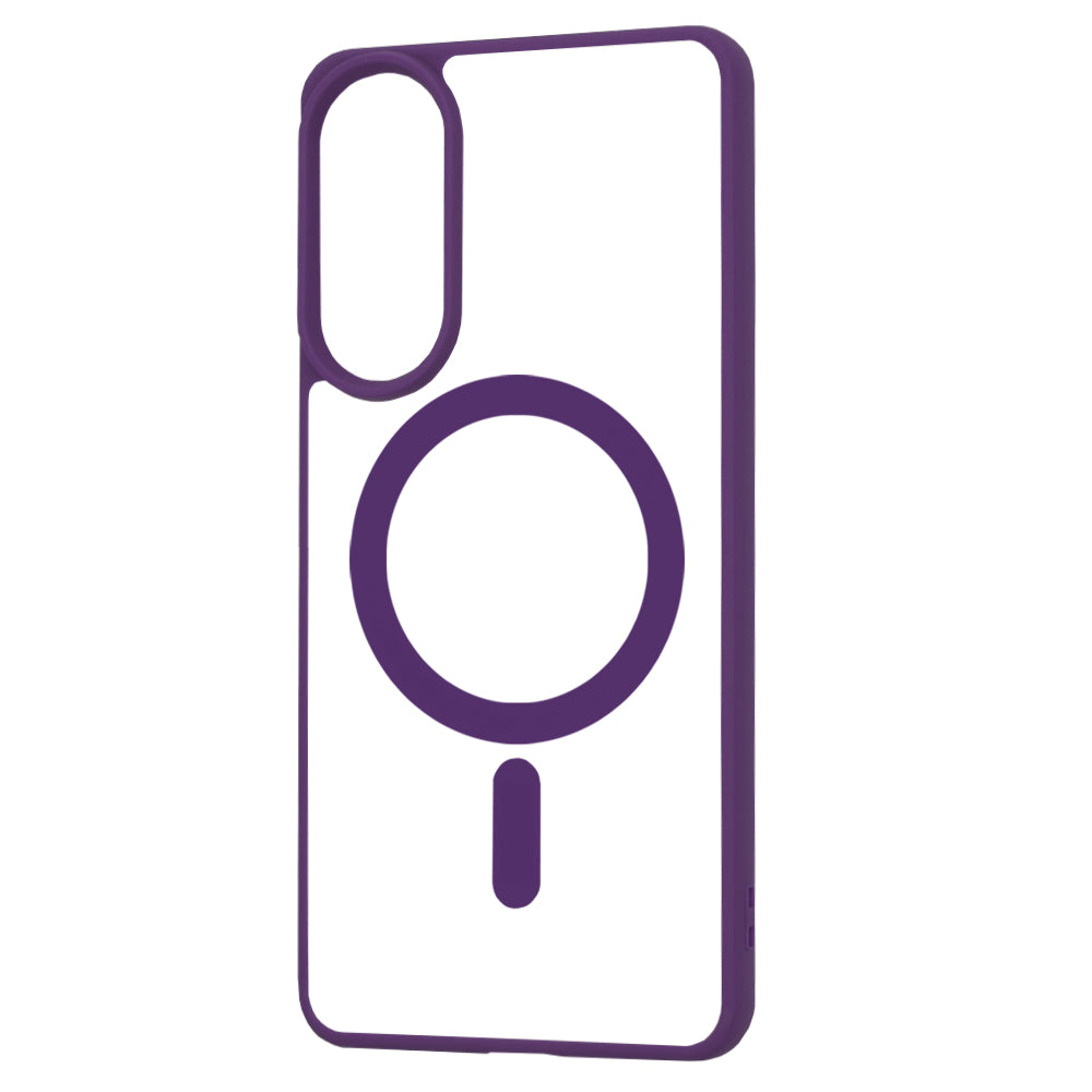 Custodia MagSafe per Samsung Galaxy S25 Edge S937, Techsuit, Pro, Viola