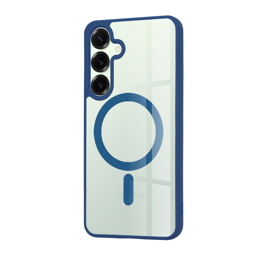 Custodia MagSafe per Samsung Galaxy S25+ S936, Techsuit, Pro, Blu