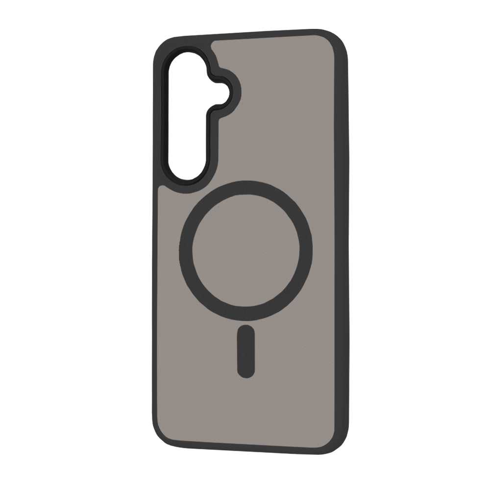 Custodia MagSafe per Samsung Galaxy S25 S931, Techsuit, HaloFrost, Nera