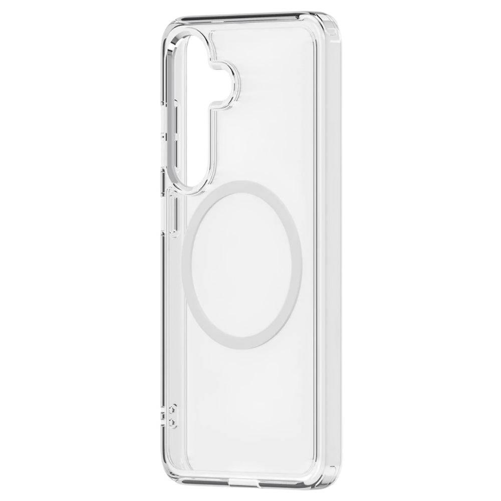 Custodia MagSafe per Samsung Galaxy S25 S931, UNIQ, LifePro Xtreme MagClick, Trasparente