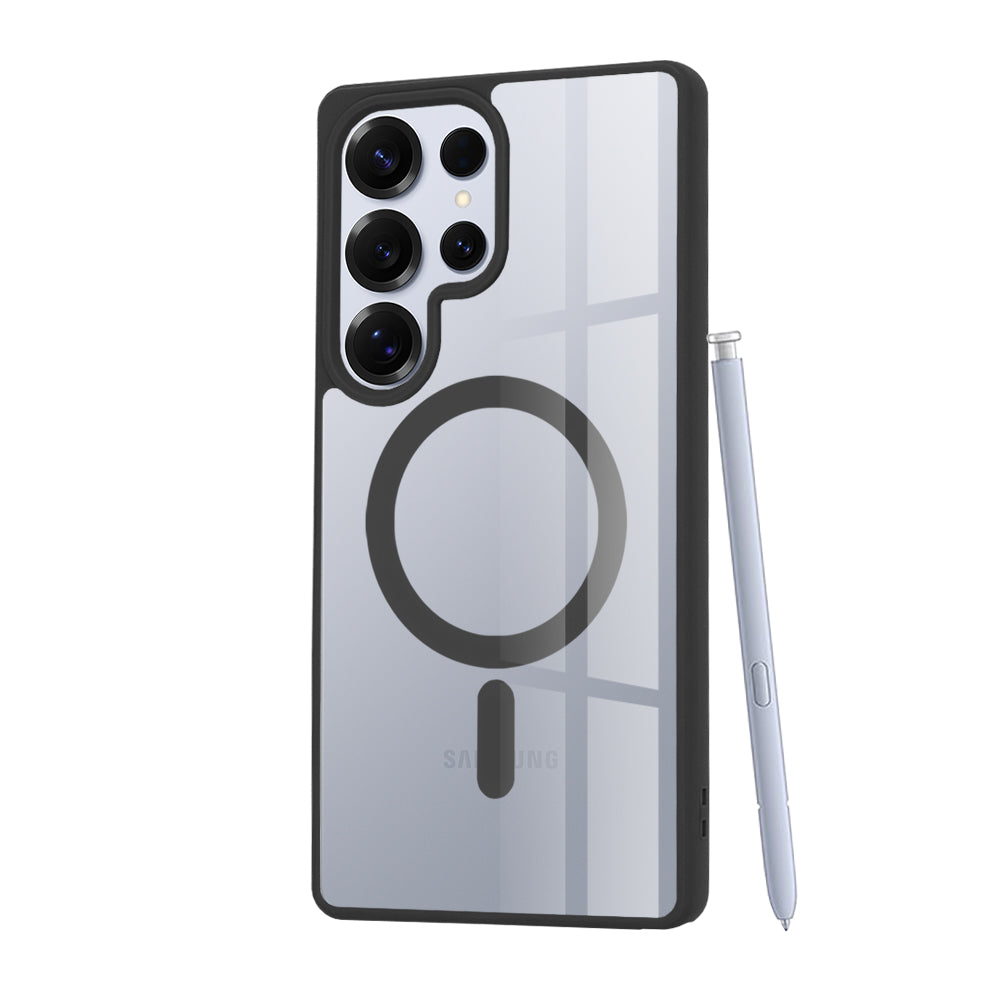 Custodia MagSafe per Samsung Galaxy S25 Ultra S938, Techsuit, Pro, Nera