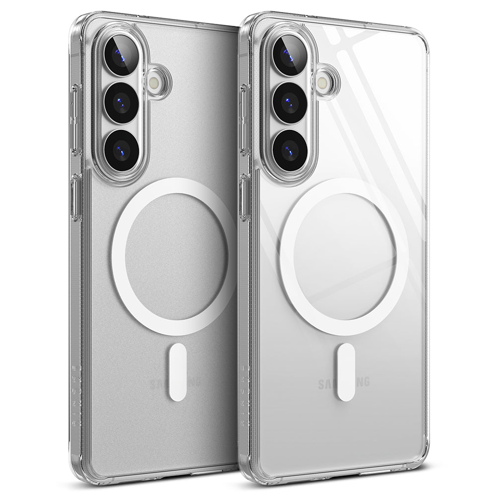 Custodia MagSafe per Samsung Galaxy S26 Plus, Ringke, Fusion, Trasparente Opaca